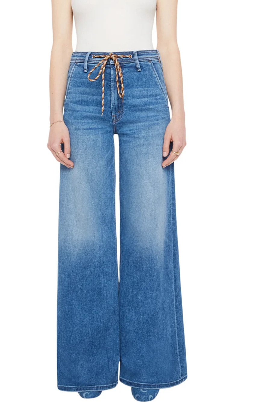 MOTHER Denim Drawn jeans Undercover Prep Sneak Fuzzy Wuzzy Y2K Size 28 A009725